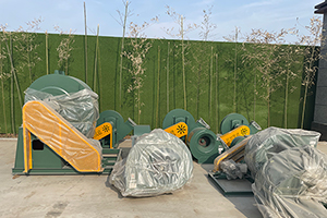 坦桑尼亞石膏粉生產線制作完畢，準備發(fā)貨。